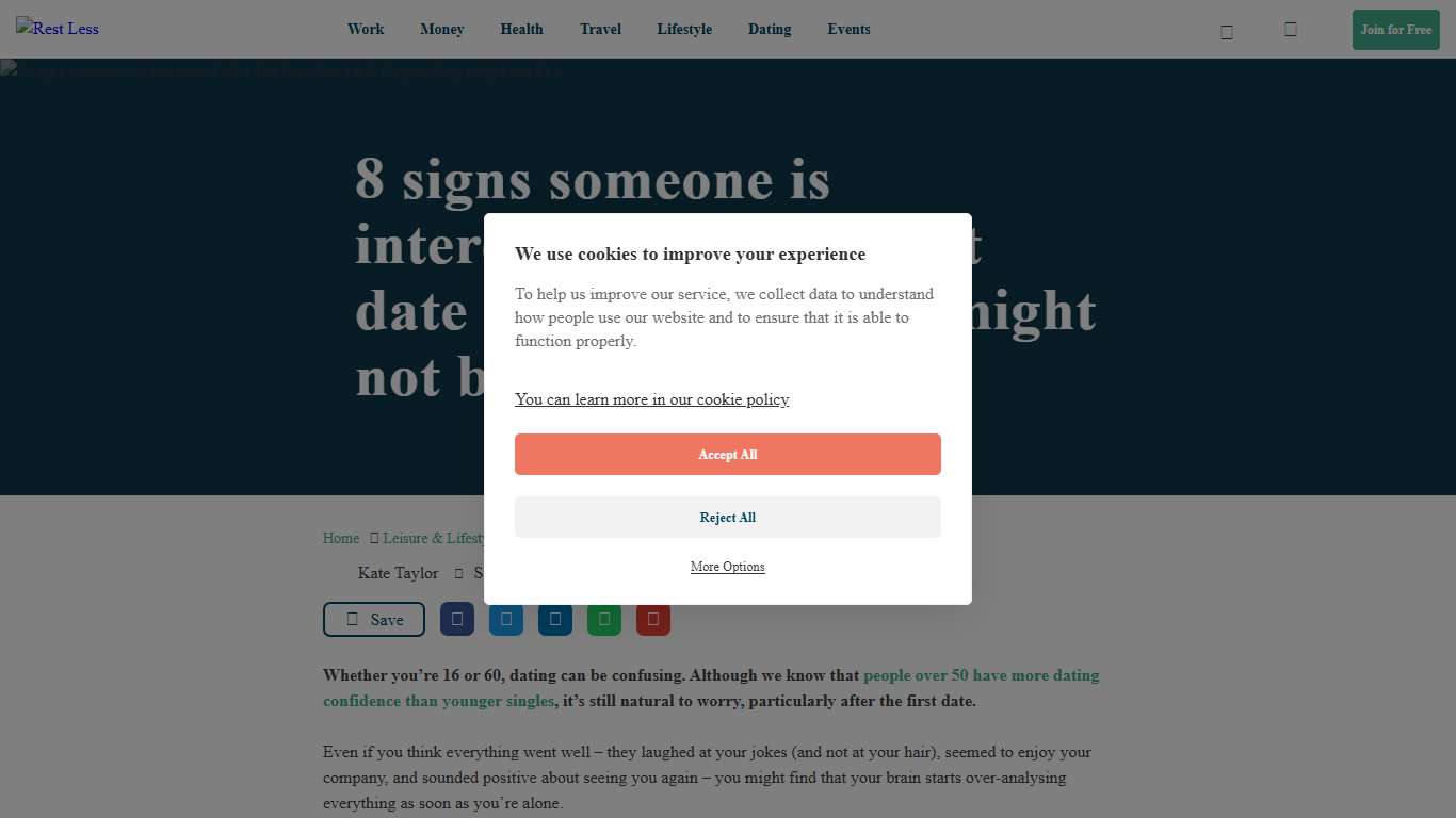 8 signs someone is interested after the first date (and 8 signs they might not be) - Rest Less